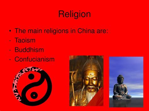 what religions are important to china